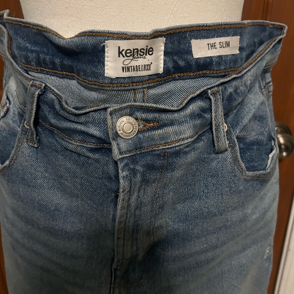 Kensie Vintage Luxe Blue Jeans